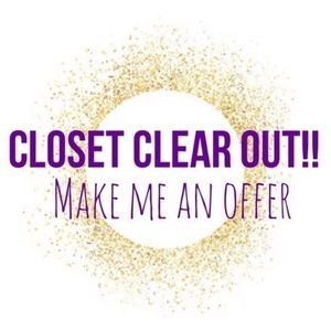 Closet clear out! BEST offer please :)